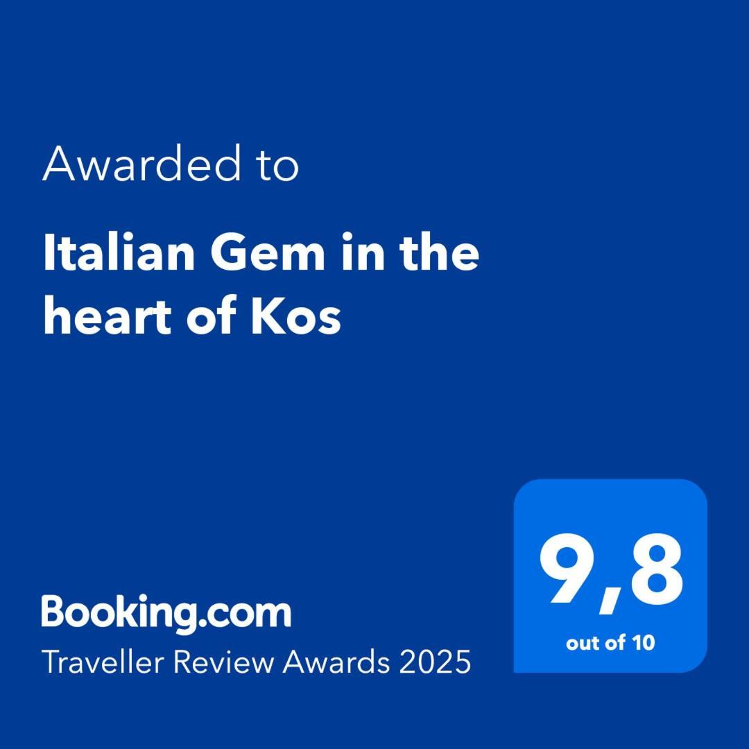 Italian Gem In The Heart Of Kos Apartment Exterior foto